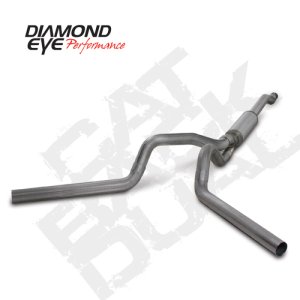Ford F250 Performance Exhaust - Diamond Eye Performance - Cat Back - `03-`07